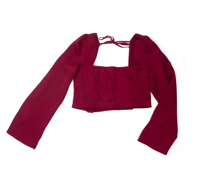 Flat-laid garment